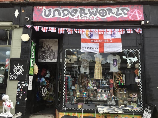 Another popular independent shop that was recommended is The Underworld Shop, located on Bridge Street in Mansfield.
