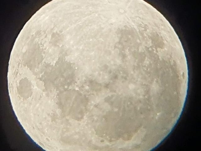 Jennie Cooper, from Kirkby, shared her photo of the full moon.