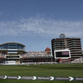 A general view of play between England and New Zealand at Trent Bridge in Nottingham on June 25, 2026. (Photo by Darren Staples / AFP via Getty Images)