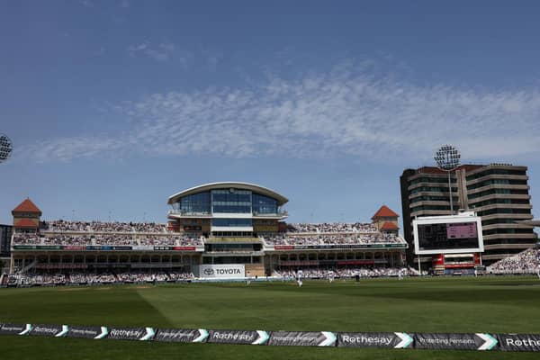A general view of play between England and New Zealand at Trent Bridge in Nottingham on June 25, 2026. (Photo by Darren Staples / AFP via Getty Images)