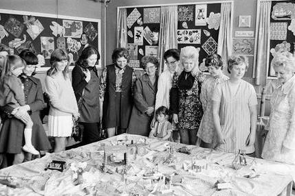 Clipstone's Samuel Barlow School hold an Open Day in 1972.