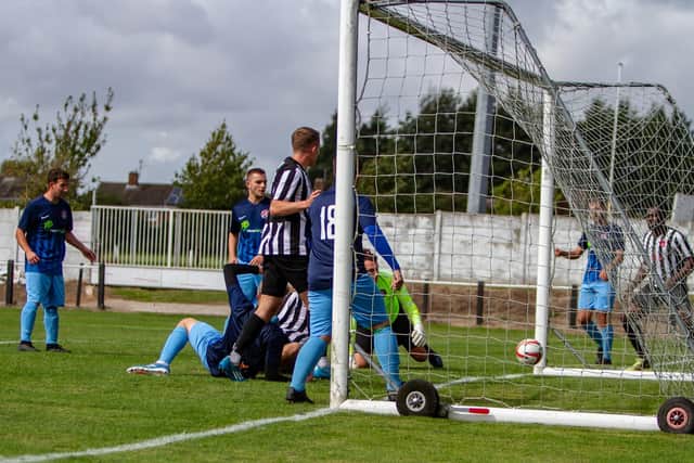 Jack Warwick gets the opener – his fourth goal in two games.