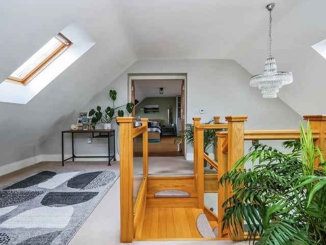 To the first floor there is an open galleried landing which is currently utilised as a study area.