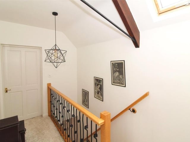 Time now to go upstairs, where we are greeted by this landing.
