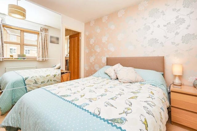 Moving upstairs now to take a look at the bedrooms, beginning with this one. It is a good-sized double, with a uPVC double-glazed window facing the front of the property. It boasts its own en suite facilities.