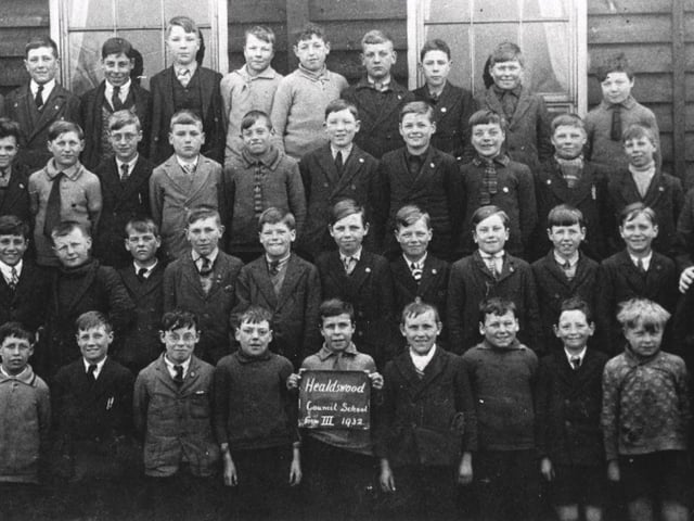 Photo of Class 3 at Healdswood School in Skegby in 1932.