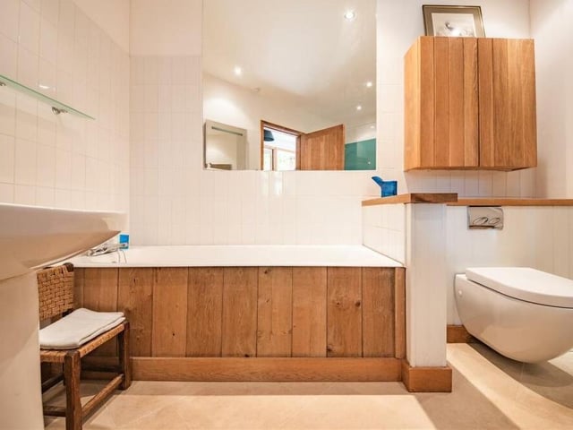 At least two of the bedrooms benefit from en suite facilities --and then there is this attractive family bathroom.