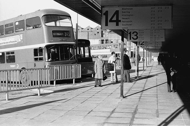 Mansfield's former bus station, Stockwell Gate.