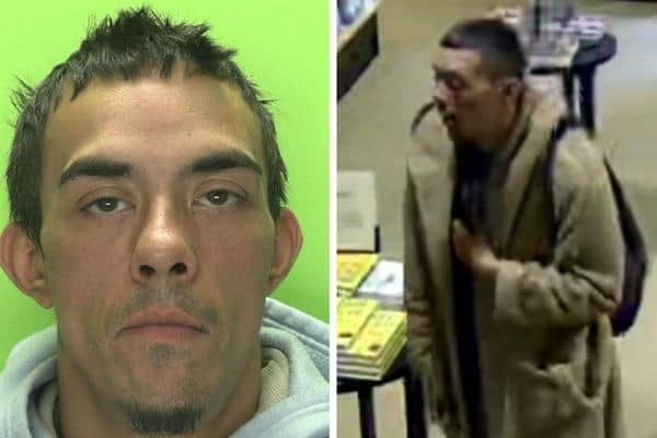 Liam Newton was jailed four four weeks for shopliting. Photo: Nottinghamshire Police