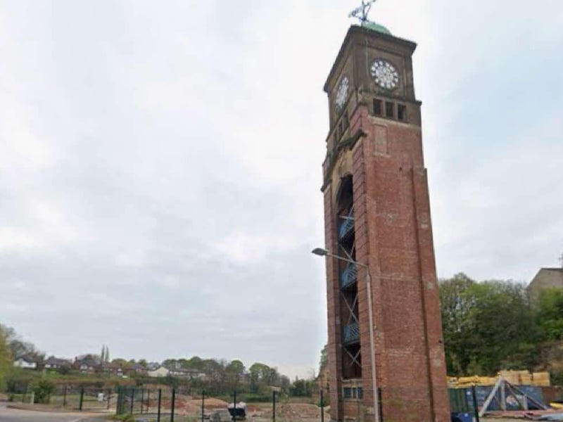 The clock tower, a familiar sight for those living in or passing through Mansfield, belonged to the old Metal Box factory in Rock Valley which was demolished in 2011.