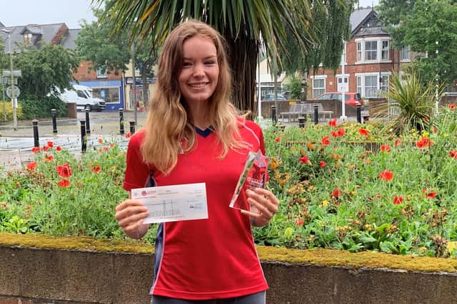 Jenny Bryan – Junior Sportsperson and Harold Farr Award Winner 2020.