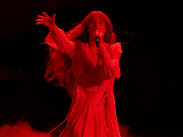 Florence Welch, lead singer of the band of Florence + the Machine