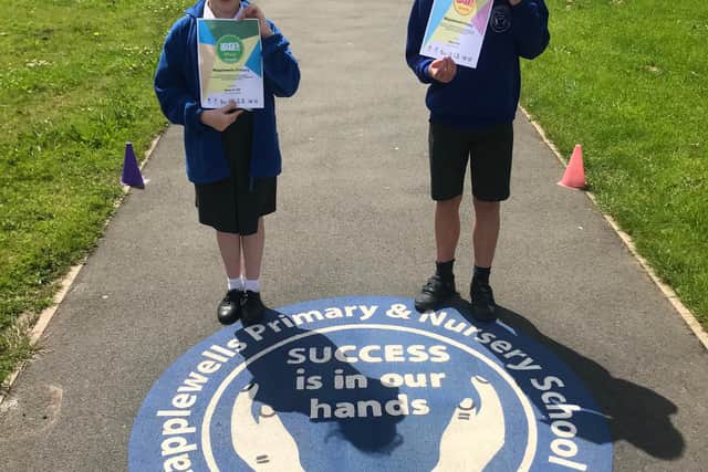 Mapplewells Primary & Nursery School has won two Schools Games awards