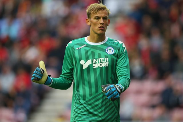Although Walton technically signed for Wigan in the summer of 2017, that particular deal was only a short-term deal which was extended twice - with the latter in the winter. The Seagulls stopper played an integral part in the Latics promotion and FA Cup run that saw him keep a clean sheet in a historic 1-0 win over Manchester City.  (Photo by Alex Livesey/Getty Images)