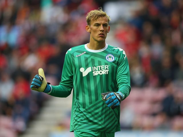Although Walton technically signed for Wigan in the summer of 2017, that particular deal was only a short-term deal which was extended twice - with the latter in the winter. The Seagulls stopper played an integral part in the Latics promotion and FA Cup run that saw him keep a clean sheet in a historic 1-0 win over Manchester City. (Photo by Alex Livesey/Getty Images)