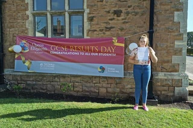 Shannon Jackson achieve above her target grade in nearly all her subjects
