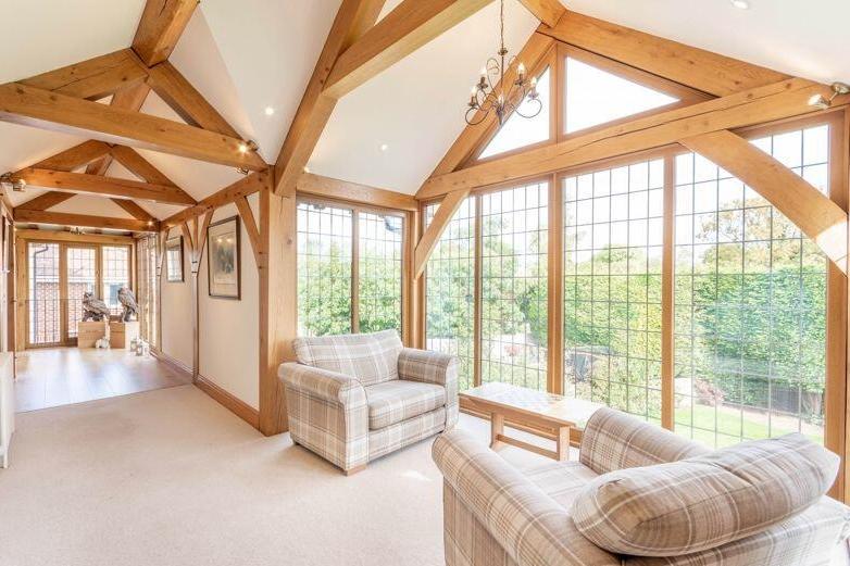 A quiet and peaceful corner of the property, complete with excellent views.