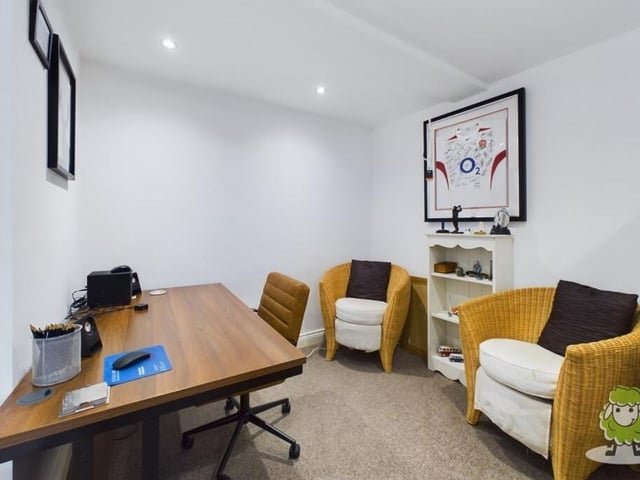 This cosy office can also be found on the lower ground floor of The Spinney. The place to be if you work from home a lot.