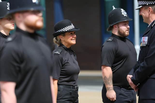 PC Liz Spencer-Creed quit her job in retail management to join Nottinghamshire Police