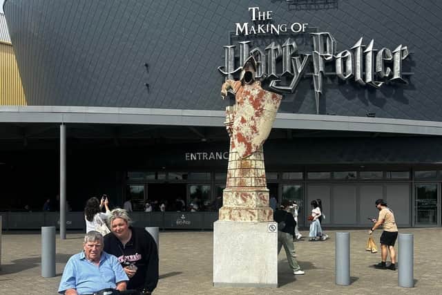 Harry Potter superfan, Peter Mansell, ticks a visit to studios off bucket list