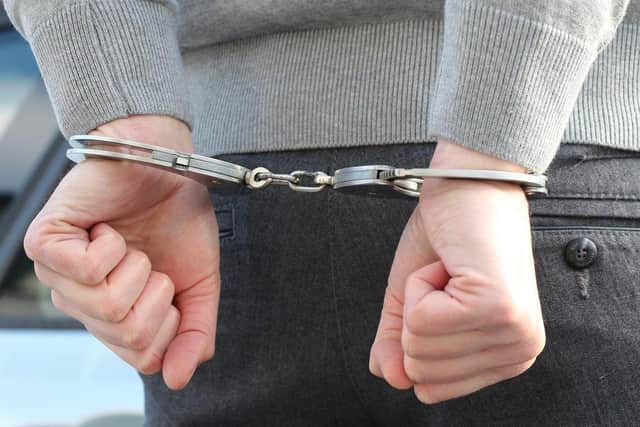 Four people were arrested.