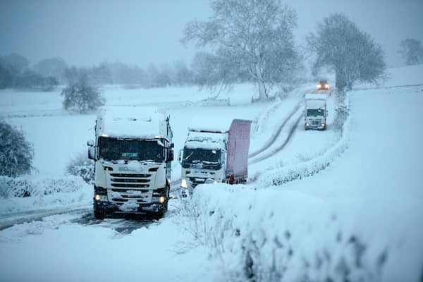 The Met Office has released its latest long range weather forecast, including the dates when it could snow again in Derbyshire. This was th escene on the A515 after heavy snow fall in the Peak District earlier this winter. Image: Rod Kirkpatrick/F Stop Press.