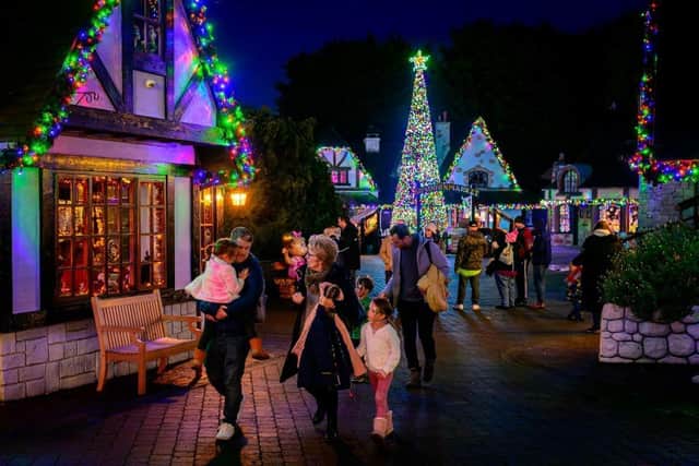 Children receive 'Golden Tickets' at this year's Christmas Spectacular at Sundown
