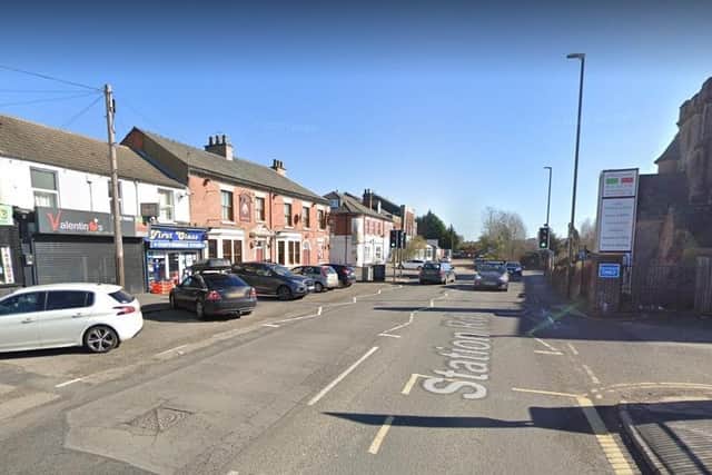 The incident happened in Station Road, Langley Mill. Image: Google Maps.