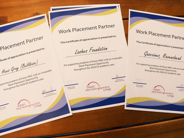 The work placement team engage with over 920 employers to provide worthwhile placements