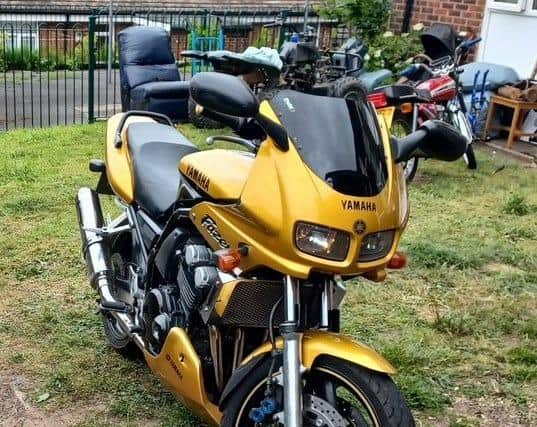 Nottinghamshire Police said checks showed the rider of this motorcycle to have no licence and no insurance.