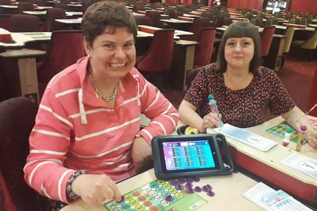Yvette Price Mear pictured with Kirsty Murray,  who will join her during the bingo-a-thon.