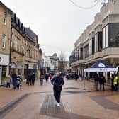 Mansfield goes into tier 3 after lockdown. Mansfield town centre.