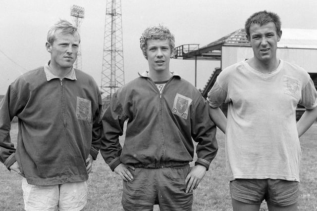 Stags players ready for pre-season in 1966.