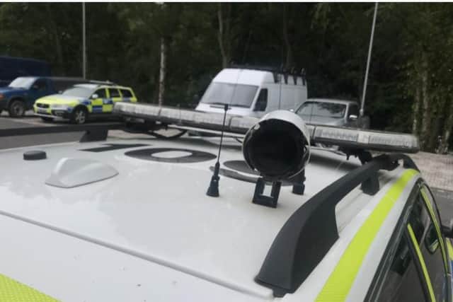 Nottinghamshire Police has installed high-tech tracker devices in its cars.