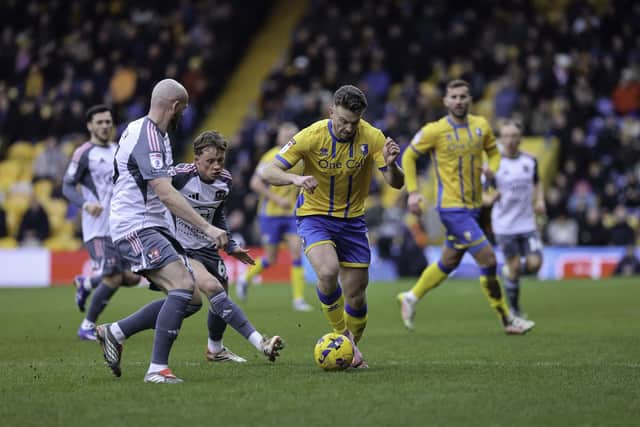 Action during the Sky Bet League 1 match against Exeter City FC at the One Call Stadium, 07 Feb 2026, Photo credit Chris & Jeanette Holloway / The Bigger Picture.media