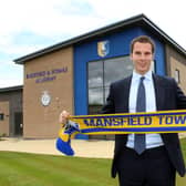David Sharpe pictured at the training complex. Photo: Mansfield Town