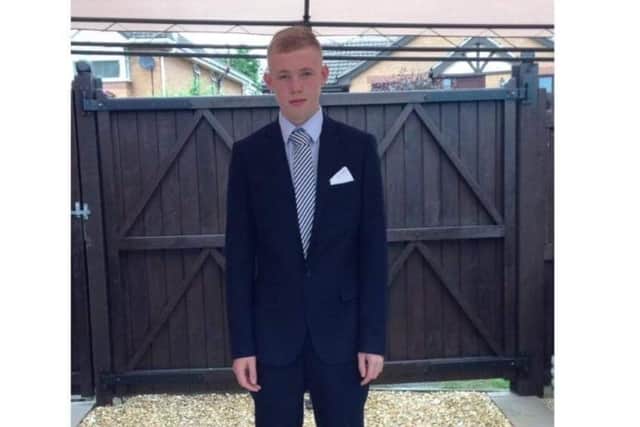 Josh Hydes on his school prom day