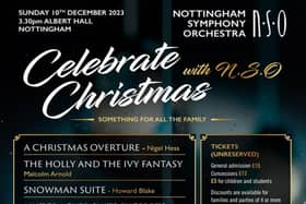 Celebrate Christmas with Nottingham Symphony Orchestra on December 10.