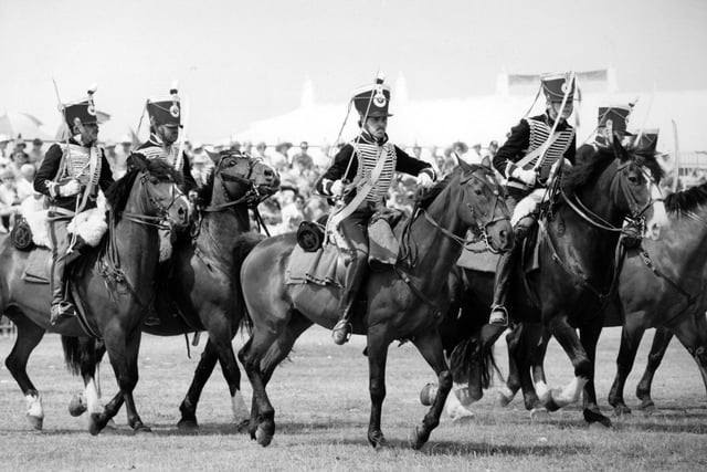 British cavalry show off to the people of Southsea Show in August 1995. The News  PP4097