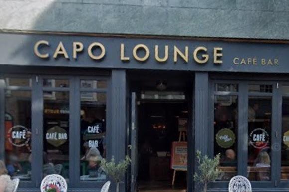 Capo Lounge, 2-8 Stockwell Gate, Mansfield NG18 1LE: This relaxed, dog-friendly eatery overlooks Mansfield Market Place and features funky, vibrant decor, comfortable seating with board games available to customers and even treats for the dogs.