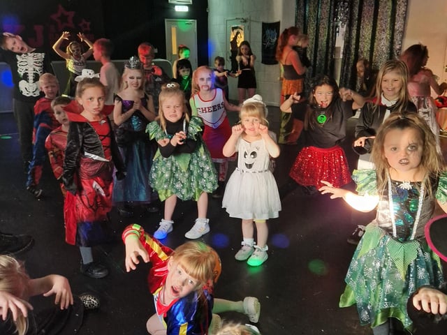 Children also enjoyed a Halloween-themed disco in costume.