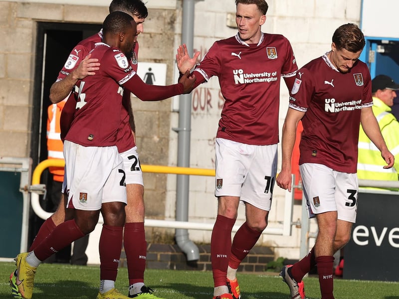 Northampton go to Reading and then Shrewsbury.