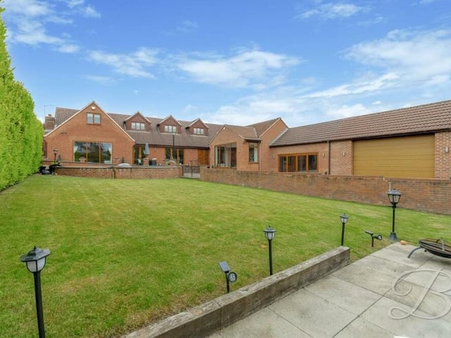 The wow factor comes with this vast, five-bedroom, detached bungalow on Yew Tree Drive, Huthwaite, which is on the market for £750,000 with Mansfield estate agents BuckleyBrown.