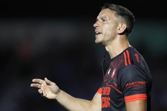 Colchester manager Matt Bloomfield.