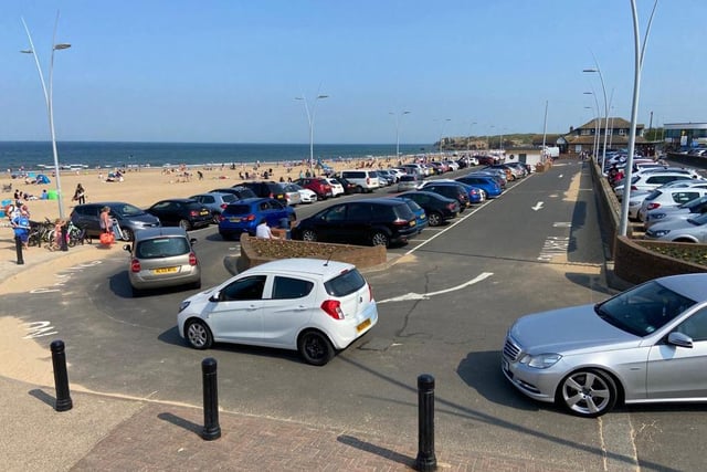 The better the weather, the fewer the parking bays. Picture by Frank Reid.