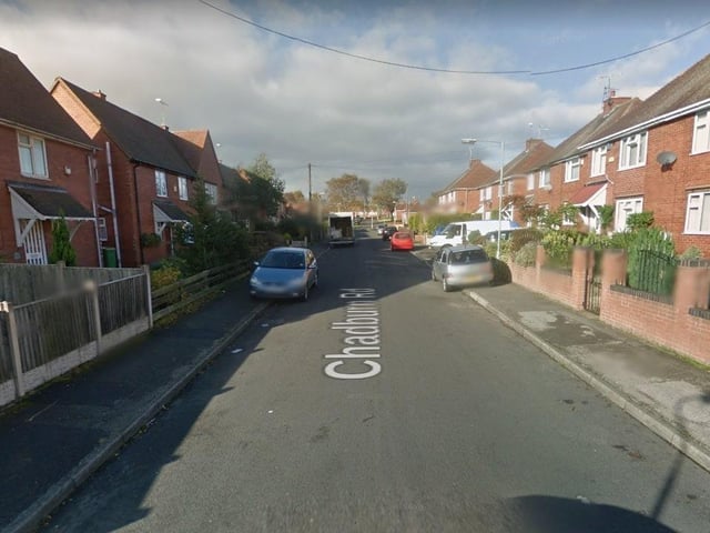 There were 8 crimes reported on or near Chadburn Road in May 2024.