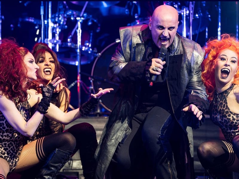 The hilarious hit show, 'Vampires Rock', bares its teeth again at Mansfield's Palace Theatre on Saturday night. It is led by artiste and producer Steve Steinman, who ignites the stage with his magnetic presence, and features a full cast of musicians, singers and dancers, including Lorraine Crosby, who stars as the Vampire Queen. She is well known for her duet with Meat Loaf in the number one song, 'I Would Do Anything For Love'.