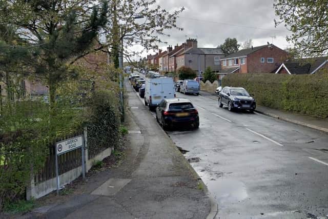 The moped was stolen from Laverick Road in Jacksdale. Photo: Google