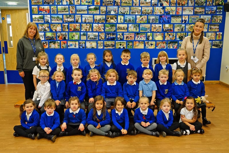 New starters at St. Edmund's C of E Primary School.
