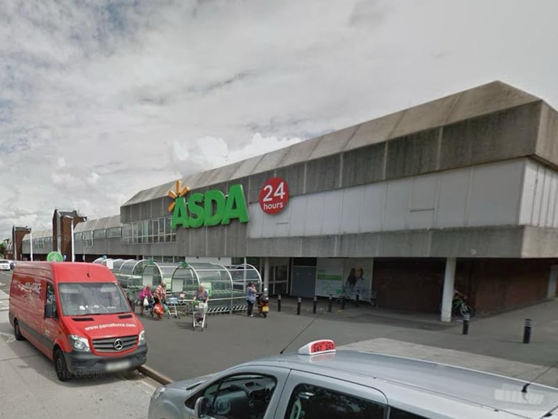 On or near a supermarket - 16 crimes were reported at or near Sutton Asda in February 2024.